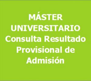RESULTADO PROVISIONAL ADMISIÓN